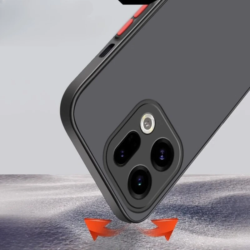 Para OPPO Find X9 Pro sensación de piel a prueba de golpes funda de teléfono para OPPO Find X 9 FindX9pro suave TPU parachoques transparente duro PC contraportada - imagen 5