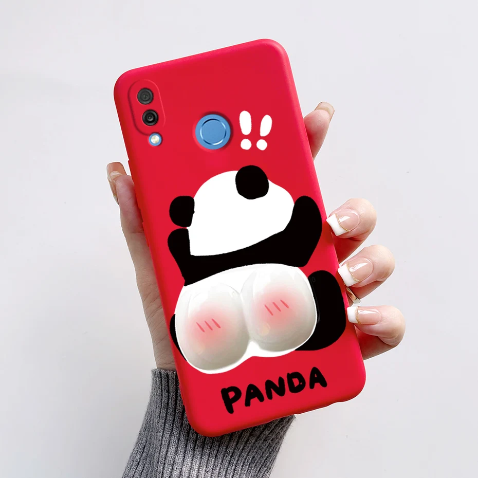 Para Huawei Honor Play funda HonorPlay fundas de teléfono lindo conejo Panda pintado funda de silicona suave para Huawei Honor Play COR-L29 6,3" - imagen 5