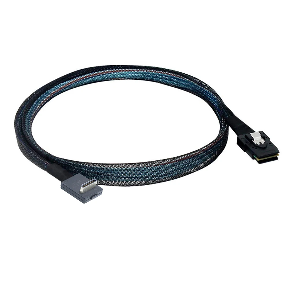 Para PCIe Oculink SFF 8611 4I a Mini SAS SFF-8087 Cable de servidor extensión de datos macho a macho Cable de transferencia de datos - imagen 3