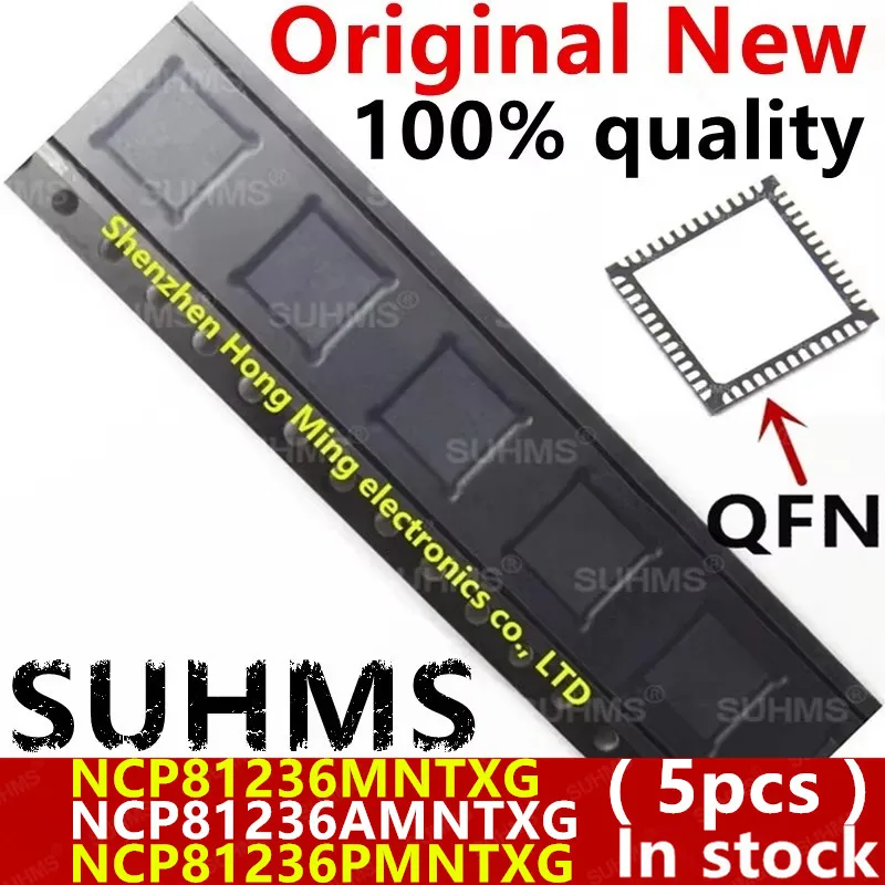 (5 piezas) 100% nuevo NCP81236 NCP81236A NCP81236P NCP81236MNTXG NCP81236AMNTXG NCP81236PMNTXG QFN-52