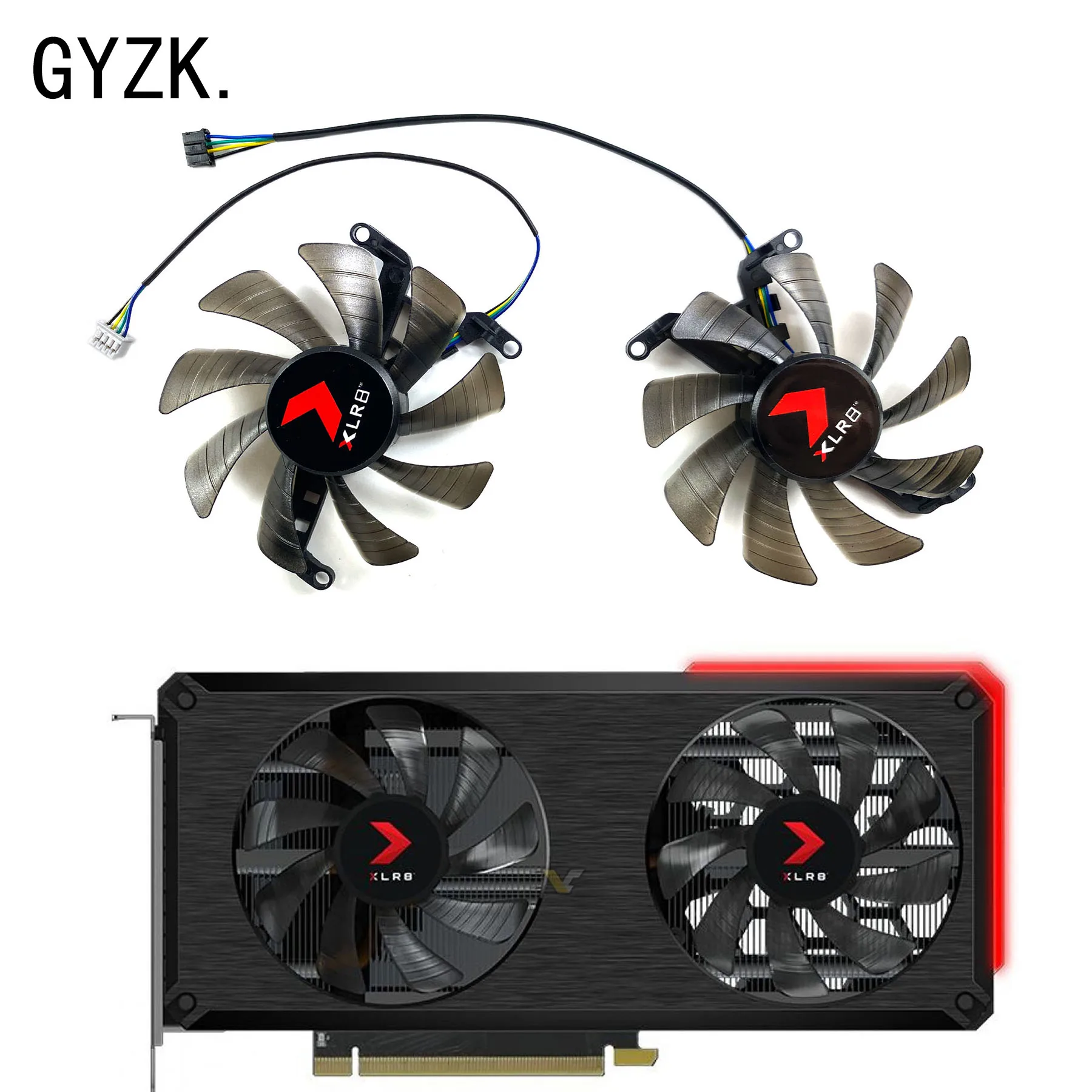 Ventilador de repuesto para tarjeta gráfica PNY GeForce RTX3060 3060ti XLR8 REVEL EPIC-X, nuevo
