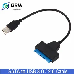 Cable SATA a USB 3.0 para discos HDD y SSD de 2,5 pulgadas