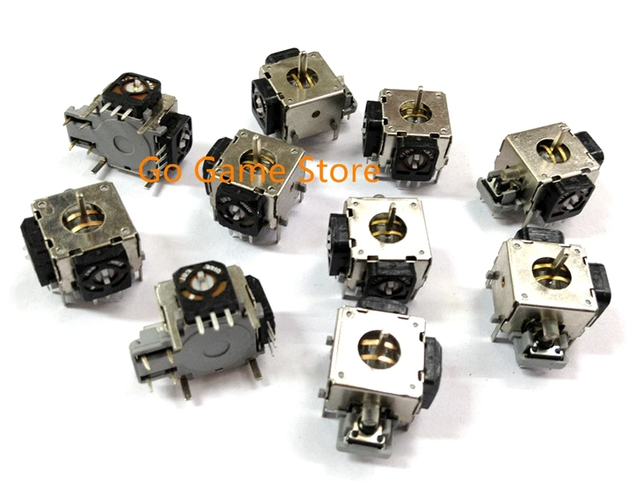 2 uds para XBOX 360 Joysticks 3D palos analógicos de Metal Joystick analógico 3D para controlador PS2 - imagen 4