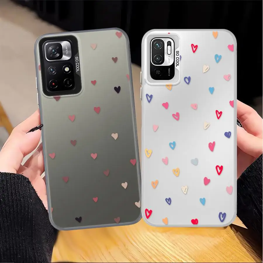 Funda trasera para teléfono Xiaomi Mi 13T 12T Pro 11 Lite corazones coloridos - imagen 4