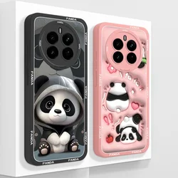 Realme 13 Pro Plus funda Panda contraportada silicona liquida