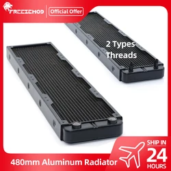 FREEZEMOD Radiador Aluminio 480mm G1/4 - SR-L480 Refrigeración Líquida