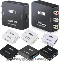 Convertidor HDMI a RCA/VGA 1080p para PS4, Xbox y TV
