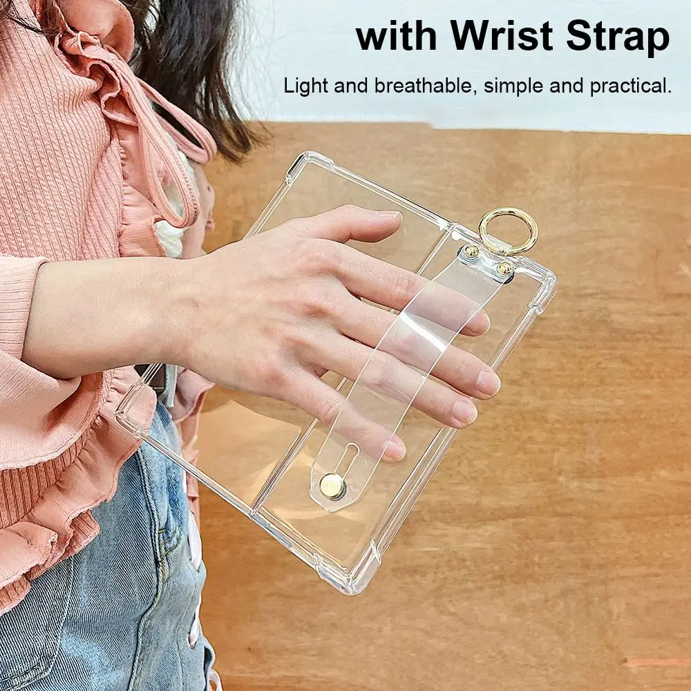 Funda transparente de TPU para Kindle Paperwhite, carcasa protectora con correa para la muñeca, 1/2/3/4/5 - imagen 4