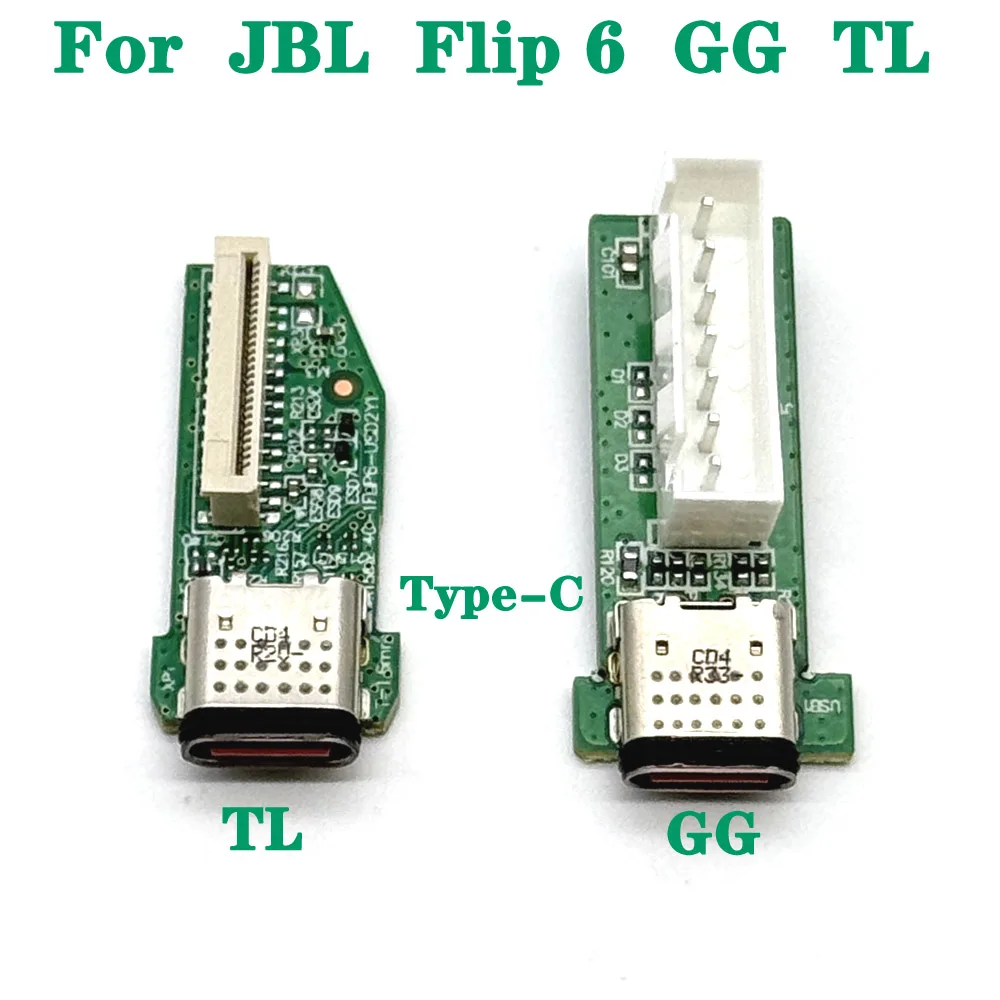 Pieza PCB Original para JBL Flip 6 GG TL versión altavoz tipo C conector de carga USB placa de alimentación placa de puerto de carga