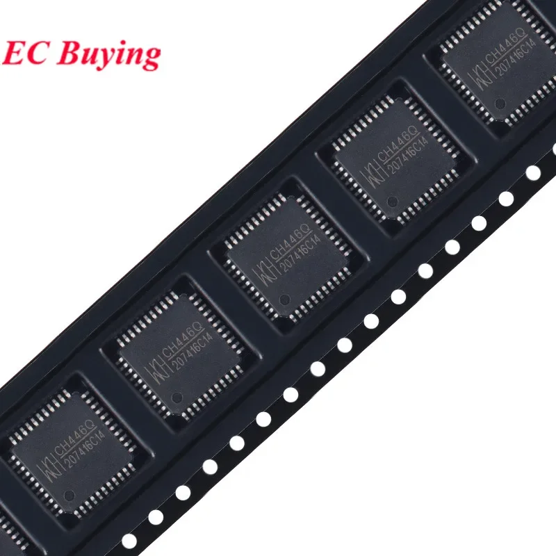 5 uds/1 ud CH446X CH446Q CH446 LQFP-44 5x24 8x16 Chip de matriz de interruptores analógicos IC SMD Original nuevo - imagen 4