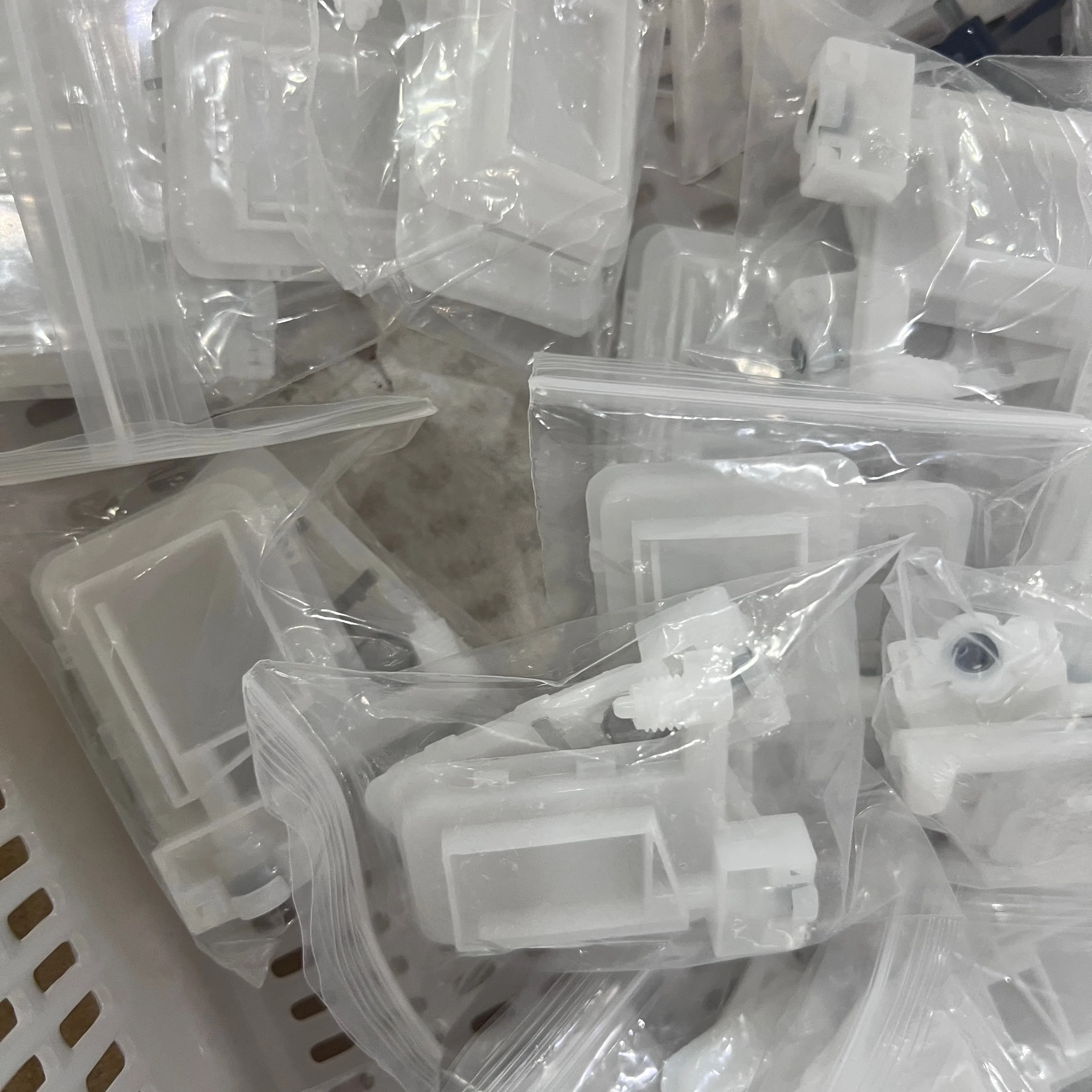 Amortiguador de tinta grande transparente DX5 xp600, 10 Uds., para cabezal de impresión EPSON DX5 XP600 4720 I1600, filtro de compuerta I3200 con tuerca