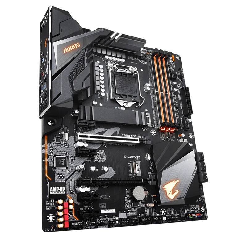 Placa base GIGABYTE Z390 AORUS ELITE LGA 1151 Intel Z390 DDR4 128GB ATX - imagen 2