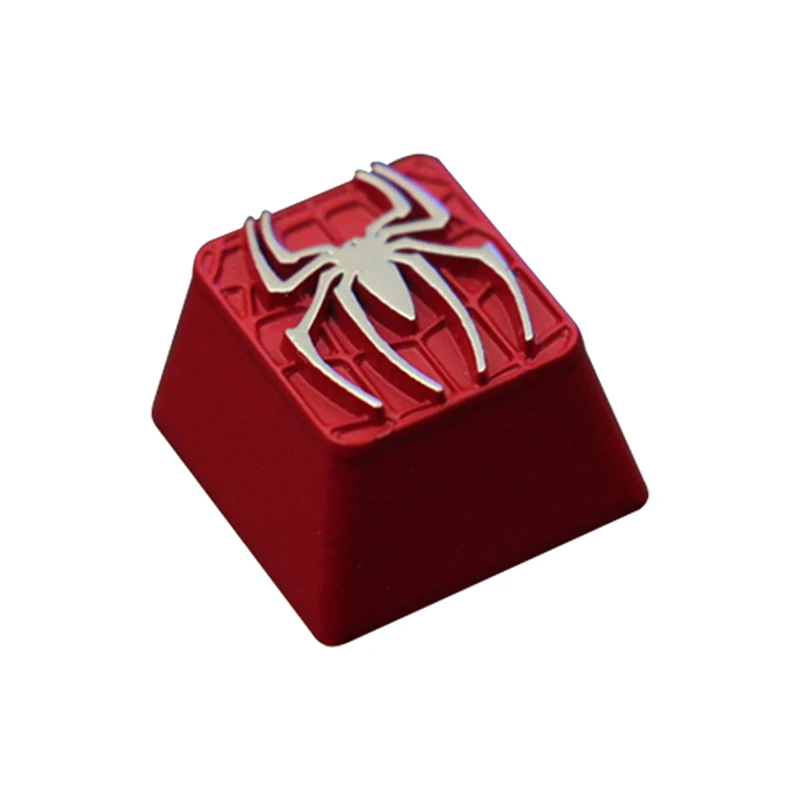 Keystone Artisan-tecla para teclado mecánico, Color rojo, Spider Game Theme, aleación de aluminio y Zinc, Metal, altura personalizada R4 - imagen 5