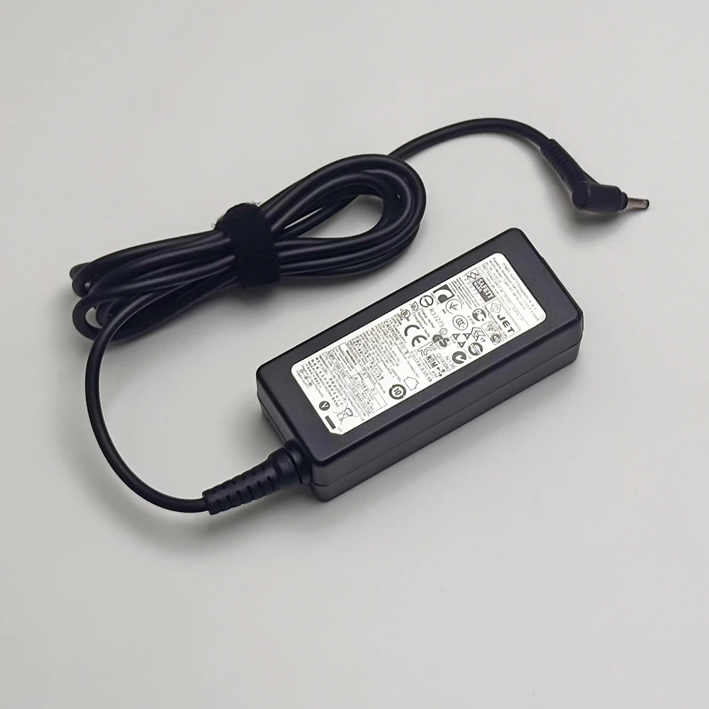 Nuevo cargador de ordenador portátil con adaptador de CA PA-1400-24 de 19V 2.1A para Samsung Series 3 5 7 9 AD-4019SL NP500P4C NP520U4C fuente de alimentación