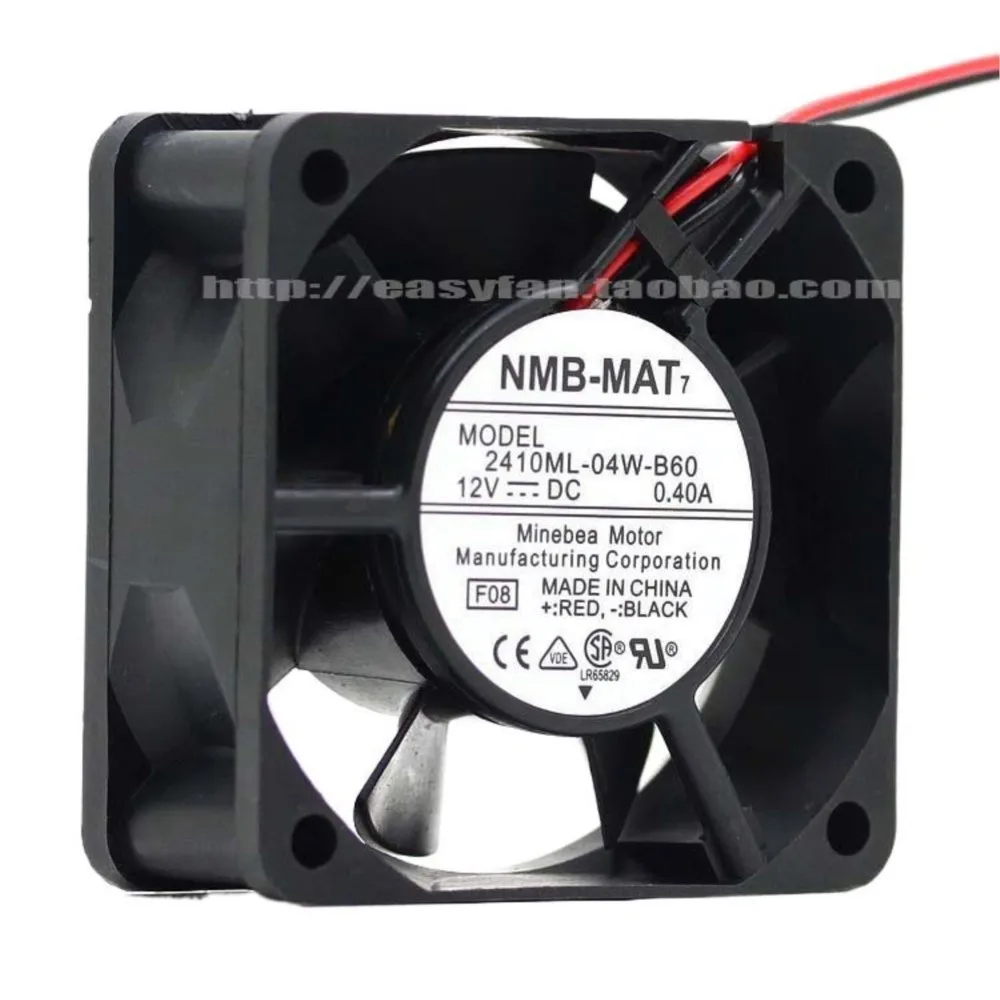 NMB 2410ML-04W-B60 Ventilador 60 mm DC 12V con rodamientos dobles