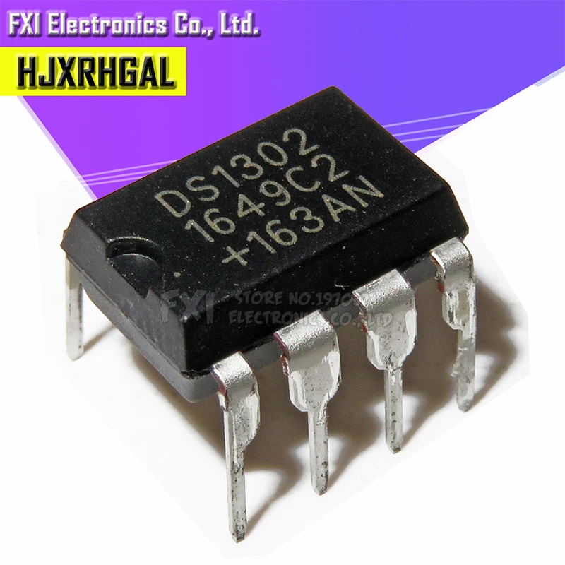 10 Uds DS1302N DIP8 Chip de tiempo de carga Trickle DS1302 DIP nuevo original