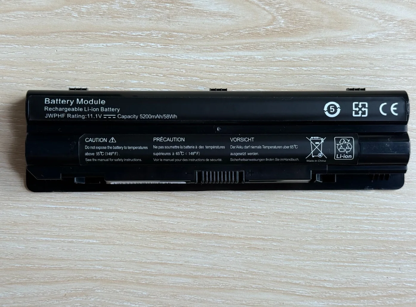 5200mAh 6 cells Laptop Battery for Dell XPS 14 15 17 L501X L502X L701X L702X L401X L501X L502X J70W7 JWPHF 312-1123 R4CN5 - imagen 5