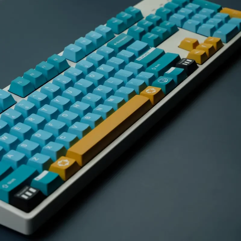 Teclas GMK Belafonte, 140 teclas, Material PBT, perfil de cereza, DYE-SUB para teclado mecánico MX Switch 61/64/68/75/84/87/98/104 - imagen 3