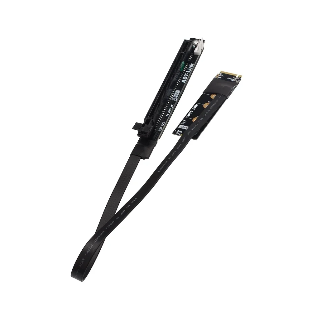 ADT M.2 NVMe a PCIe 4,0x16 Cable de extensión Gen4/3,0 adaptador puente BTC Cable de minería GTX RTX gráficos vídeo GPU NVIDIA tarjetas AMD - imagen 5