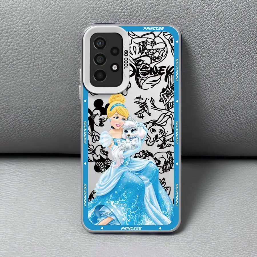 Funda de teléfono de princesa de Disney para Samsung Galaxy A15 A16 A23 A32 A72 4G 5G A22 A25 A34 A35 A52s A53 A54 A55 A73 5G A24 A51 A71 4G - imagen 5