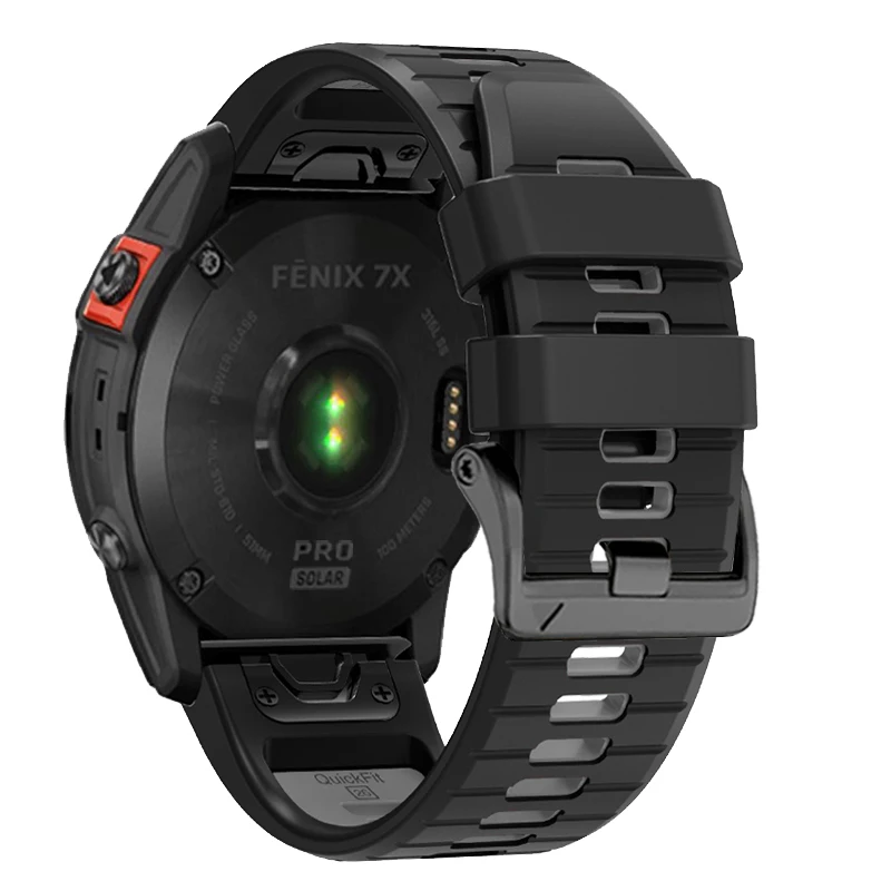 Banda de ajuste rápido 22mm 26mm para Garmin Fenix 8 E 47mm 51mm/7X/7/6X/6 Pro/5X/5 Plus/Epix Gen 2 correa de repuesto pulsera de silicona - imagen 4