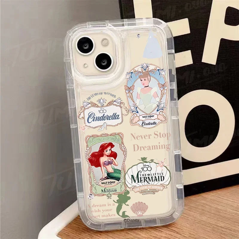 Disney Princess Jasmine Ariel funda para Samsung Galaxy A15 A55 A05 A05S A14 A24 A13 A23 A73 A12 A22 A32 A52 A52S A72 A31 A51 A71 - imagen 4