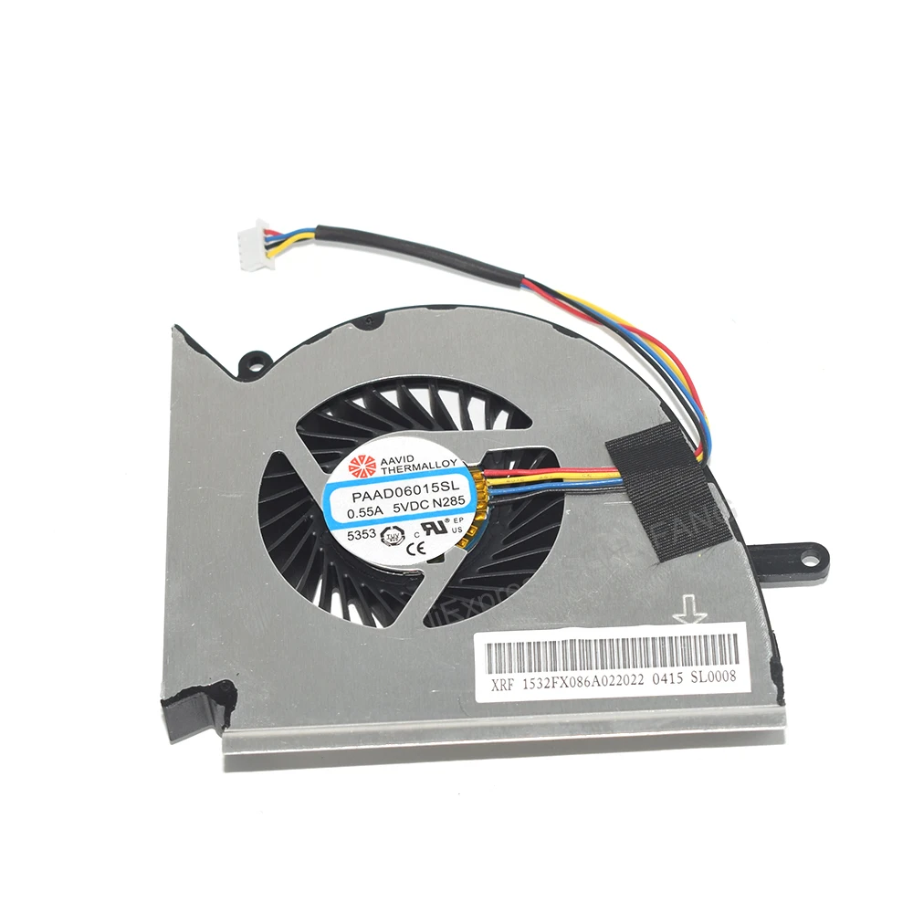 Nueva CPU GPU ventilador de refrigeración para MSI GE75 GP75 GL75 GP63 GV63 GE73 GL73VR DC5V 4 líneas enfriador - imagen 4
