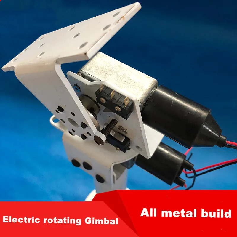 Robot de cardán de doble eje de CC, monitoreo de seguimiento Solar, gran carga Y alto Torque, todo de metal, eje X Y - imagen 3