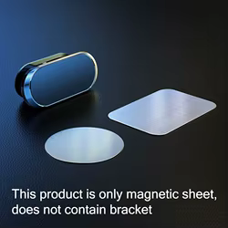 Disco de placa de Metal fino para soporte magnético de teléfono de coche, disco adhesivo de hoja de hierro para tableta magnética, escritorio, teléfono, soporte para coche, 5 uds.