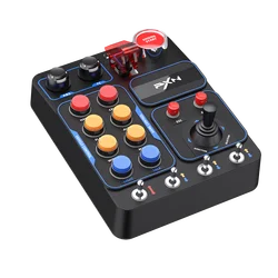 PXN Caja de cambios para simulador de camión con iluminación RGB