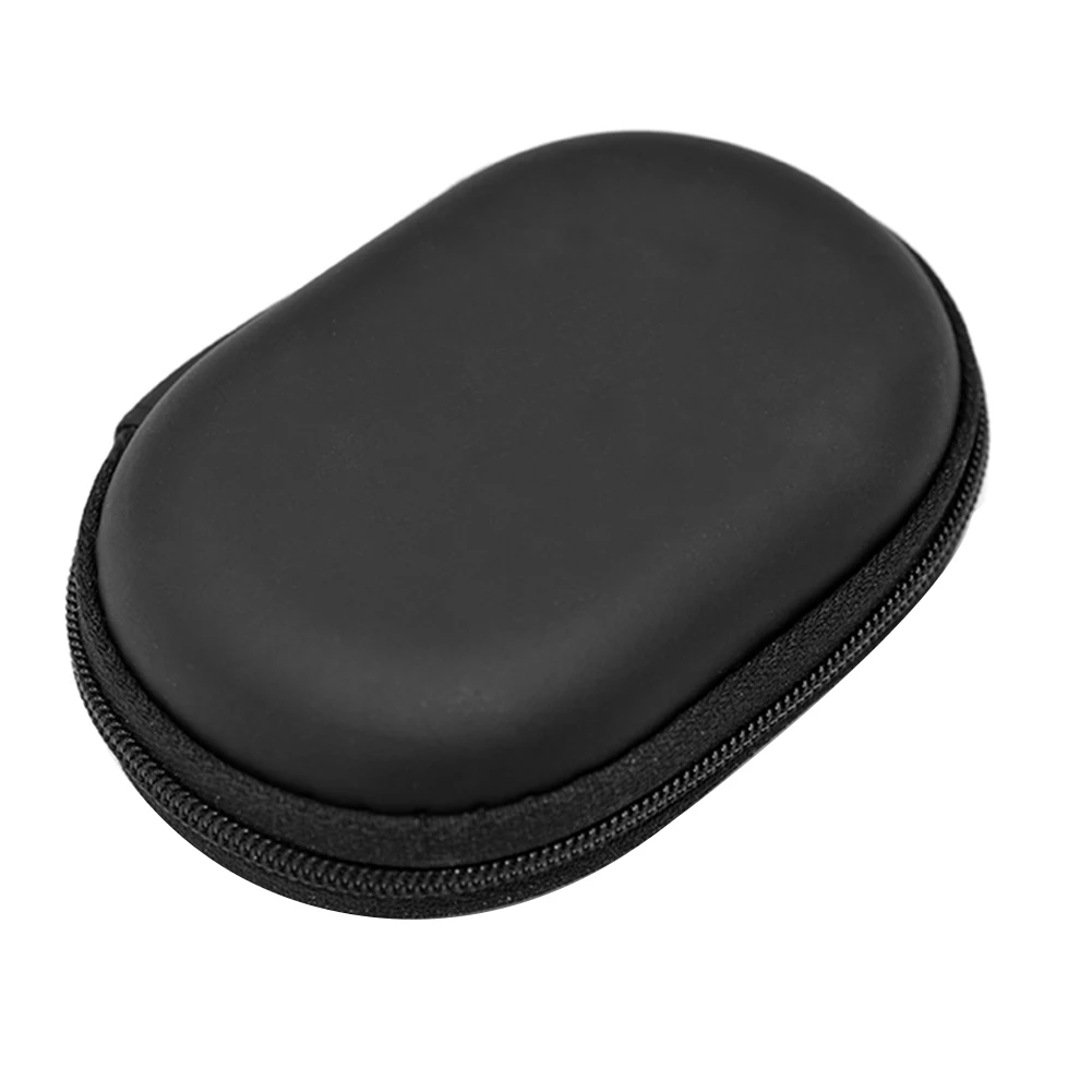 Bolsas de cuero PU para auriculares, contenedor de absorción, funda Universal para auriculares con cable, forma cuadrada para BA10 AS10 ES4 KZ CAA iPhone Huawei - imagen 4