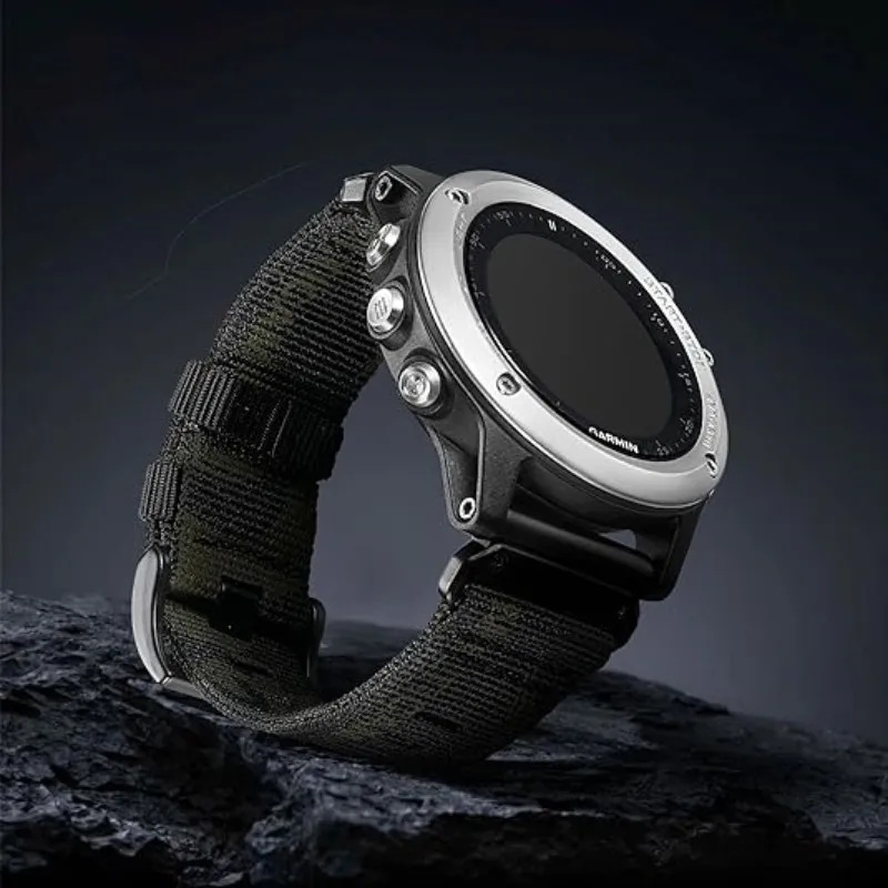 Correa de nailon QuickFit de 22mm y 26mm para Garmin Fenix 7 7X 6X Pro/Epix Pro Gen 2 51mm 47mm/Fenix6 5Plus 5XPlus, correa de reloj trenzada - imagen 5
