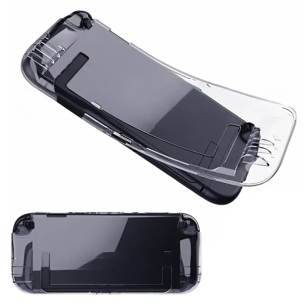 Funda protectora con organizador de Game Gard para accesorios de consola Switch2 NS TPU con funda protectora de agarre Protector transparente - imagen 4