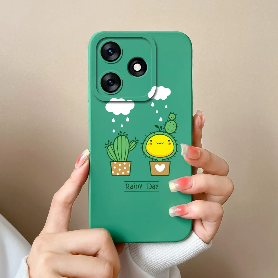 Funda para Tecno Spark 10 10C 10 Pro 4G 5G, cubierta suave de protección de cámara, carcasa de Cactus de moda para Tecno Spark 10 C 10Pro - imagen 5