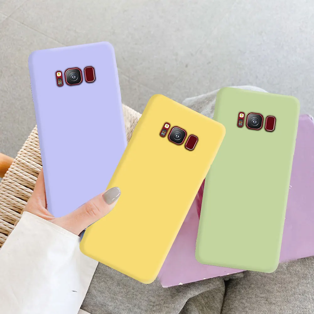 Fundas suaves de silicona líquida para Samsung Galaxy, S8, S9, S10, S20, S21 FE, S22, S23 Plus, Note 8, 9, 10, 20 Plus - imagen 3