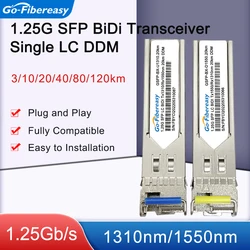 Módulo SFP BiDi LC 1000Base-BX compatible con MikroTik