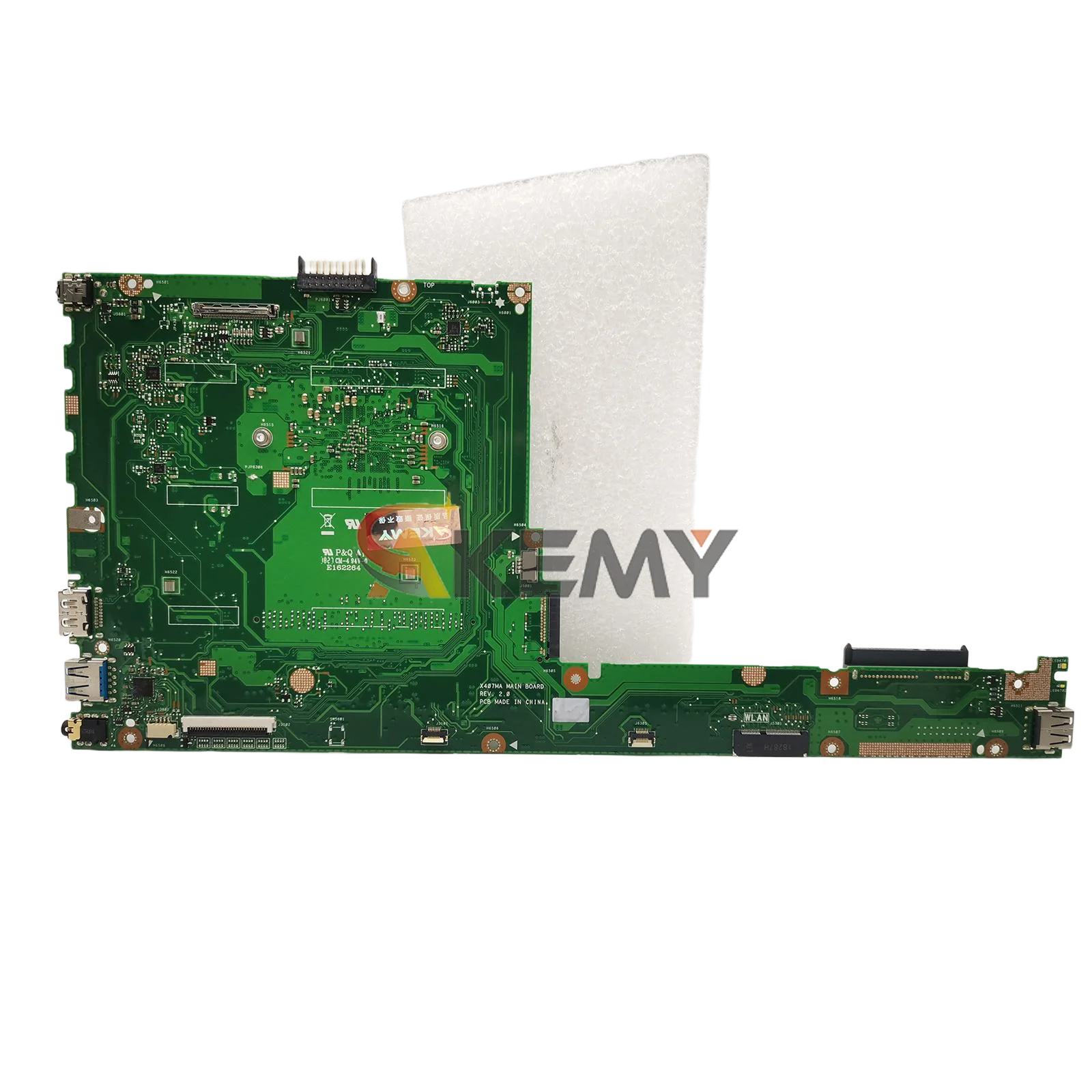 Placa base para ordenador portátil X407MA para ASUS VivoBook Y4000MA X407MA F407MA X407M placa base para portátil con CPU Celeron 100% pruebas OK stk - imagen 2