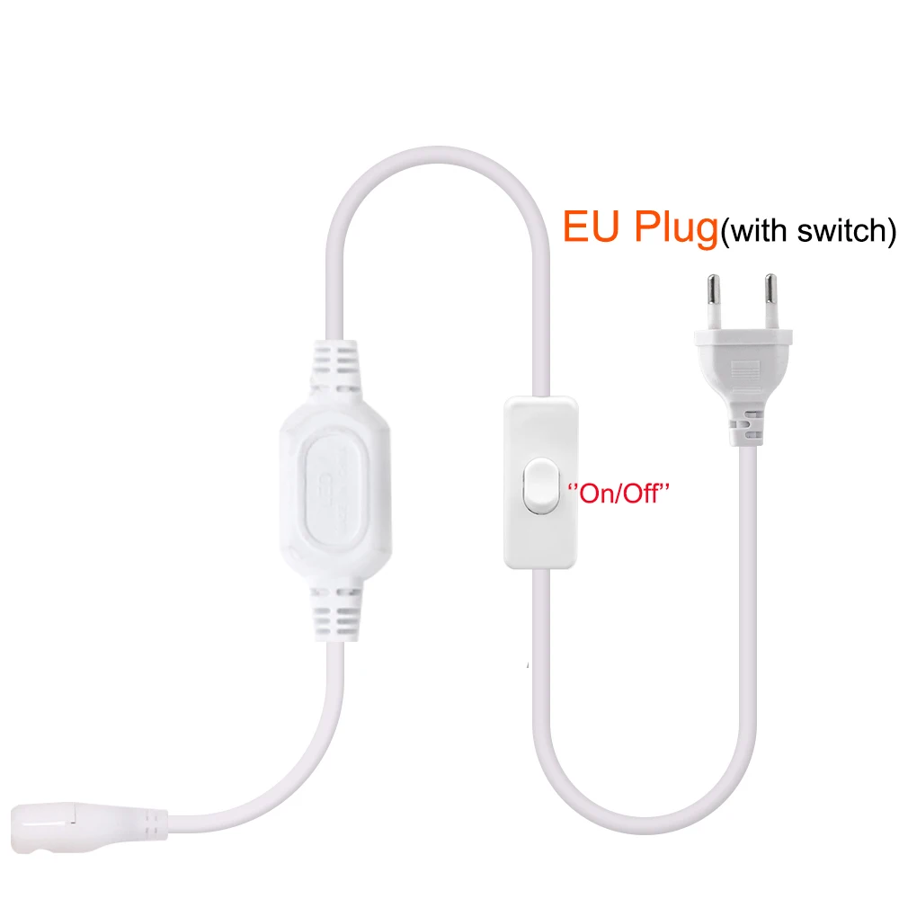 Cable de alimentación de CA 220V, enchufe europeo/enchufe británico con interruptor/regulador, enchufe de alimentación de CA para 288 LED/m, 220V, 3000K, 4000K, 6000K, tira de luz de neón COB - imagen 5