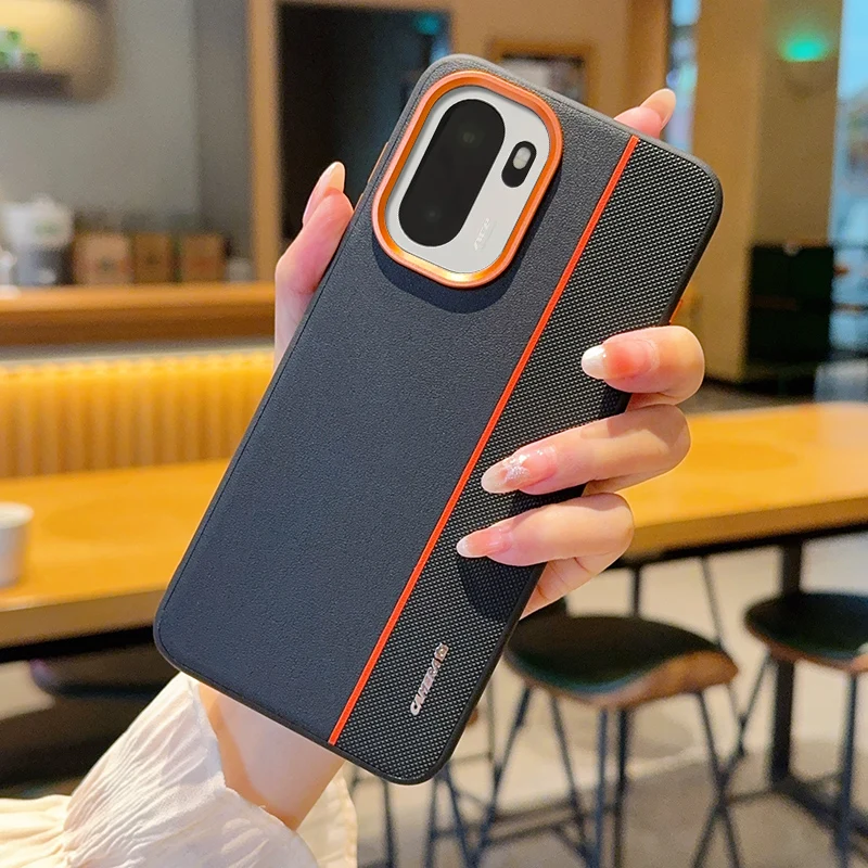 Para OnePlus 15 15R funda de moda dura de cuero PU funda protectora trasera para OnePlus15 One Plus 15R 1 + 15 15r carcasa de teléfono - imagen 3