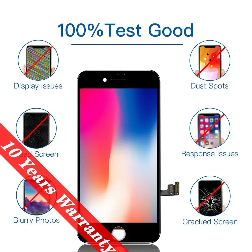 PINZHNEG alta calidad INCELL LCD OEM para iPhone 8 PLUS 6 pantalla 7 Plus 6S SE 2020 pantalla de repuesto 10 años de garantía - imagen 5