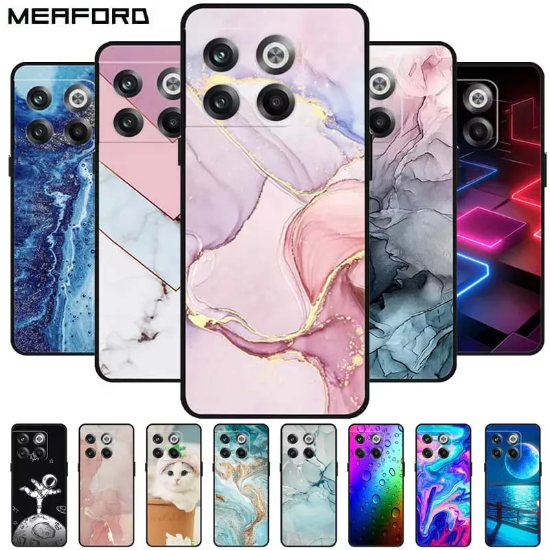 Para OnePlus 10T 10 T 5G funda de silicona suave de mármol TPU Fundas para OnePlus Ace Pro 5G funda One Plus 10T Coque a prueba de golpes
