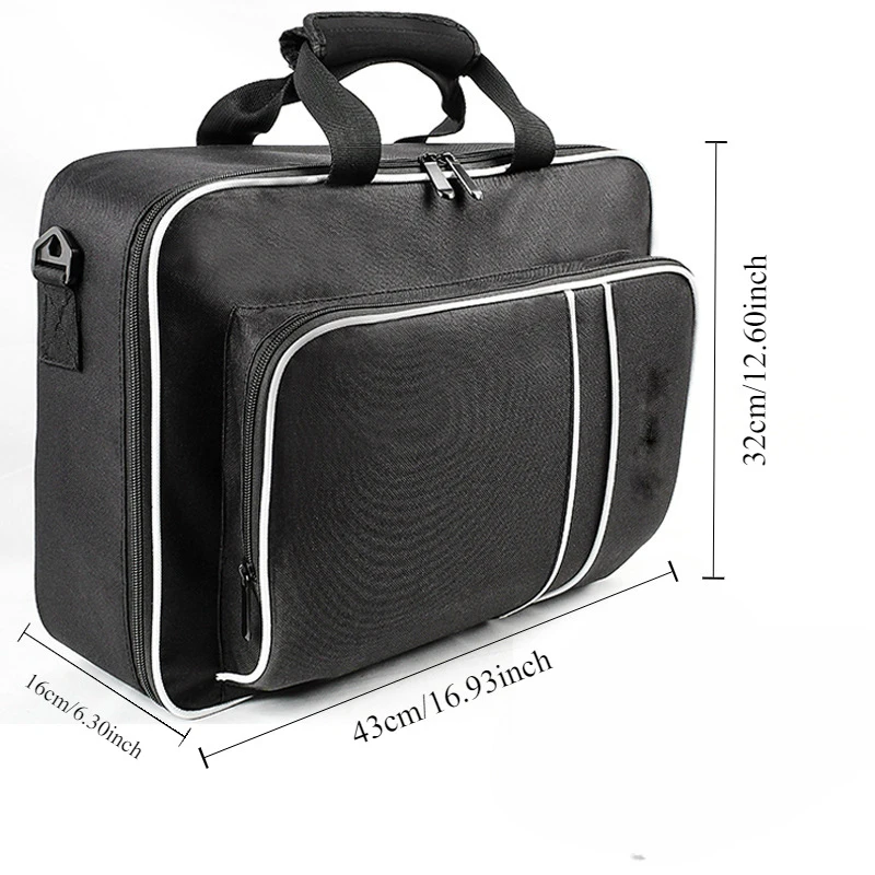 Bolsa de almacenamiento de mano para PS5, Estuche de transporte de viaje para PS 5, bolso de almacenamiento grande de hombro protector, bolso de lona - imagen 2