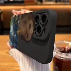 Funda de Silicona Antigolpes para iPhone – Estampado de Mono