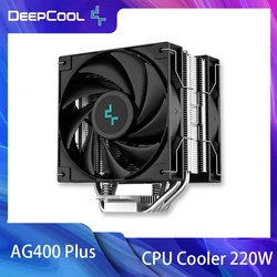 DeepCool AG400 Plus Disipador CPU Tubos Calor Doble Ventilador