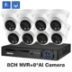 8CH NVR 8 AI Camera