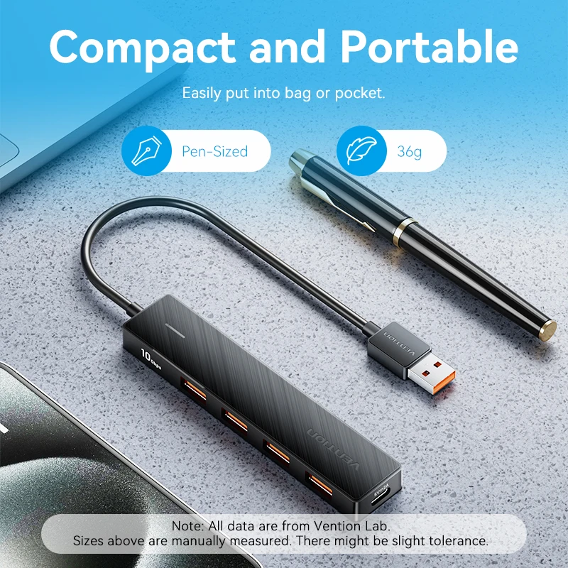Vention Hub USB-C 3.2 Multipuerto para PC y MacBook - imagen 4