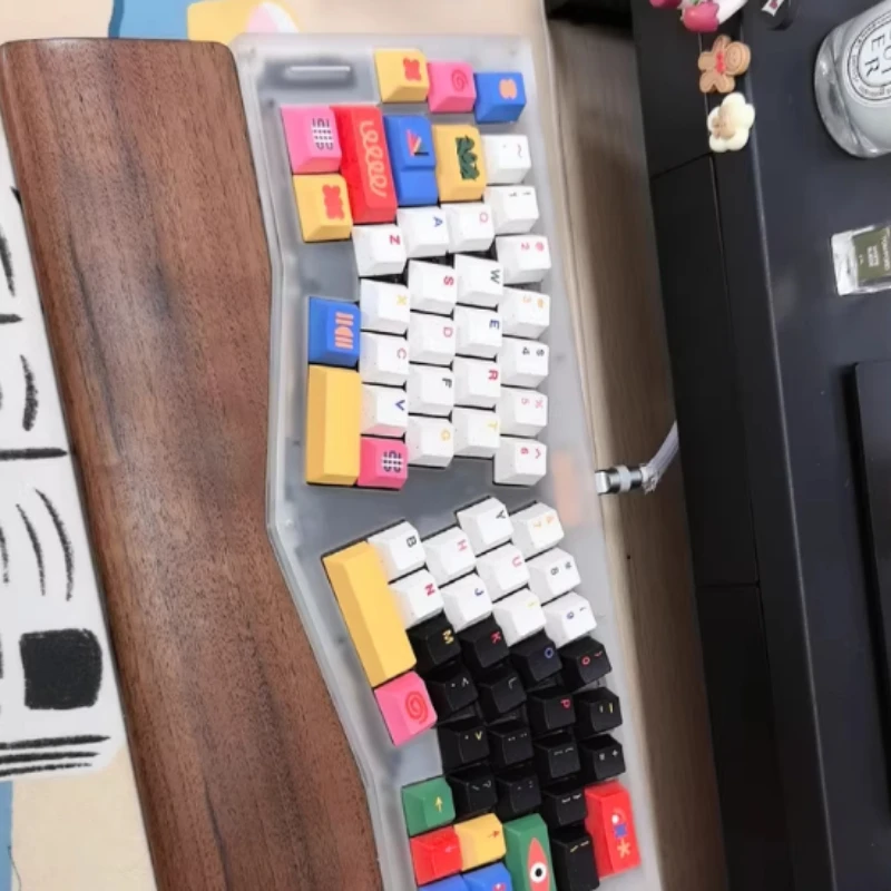 GMK CYL Motif Keycaps Cherry Profile PBT Diseño colorido personalizado Sentido para teclados mecánicos Accesorio de escritura duradero - imagen 4