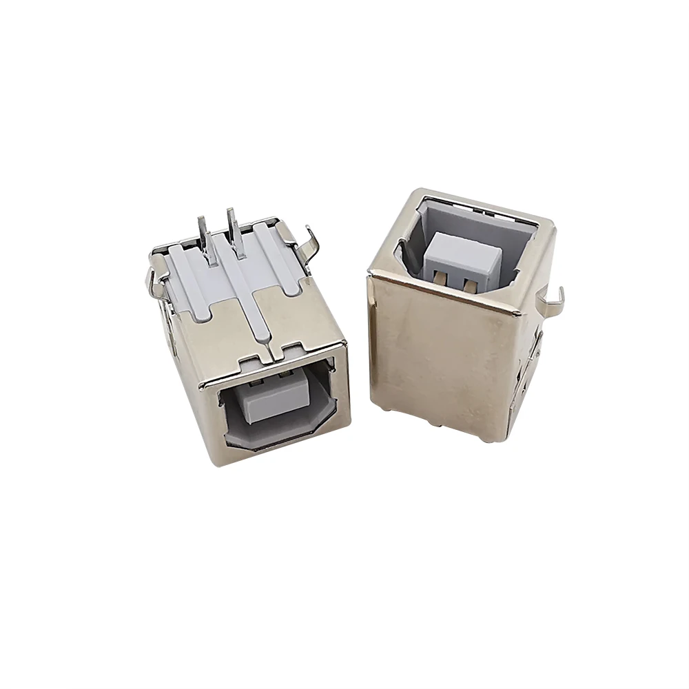 Conector hembra USB tipo B, conector PCB de soldadura de 90 grados para interfaz de datos de impresora, 5/10/20 Uds. - imagen 5
