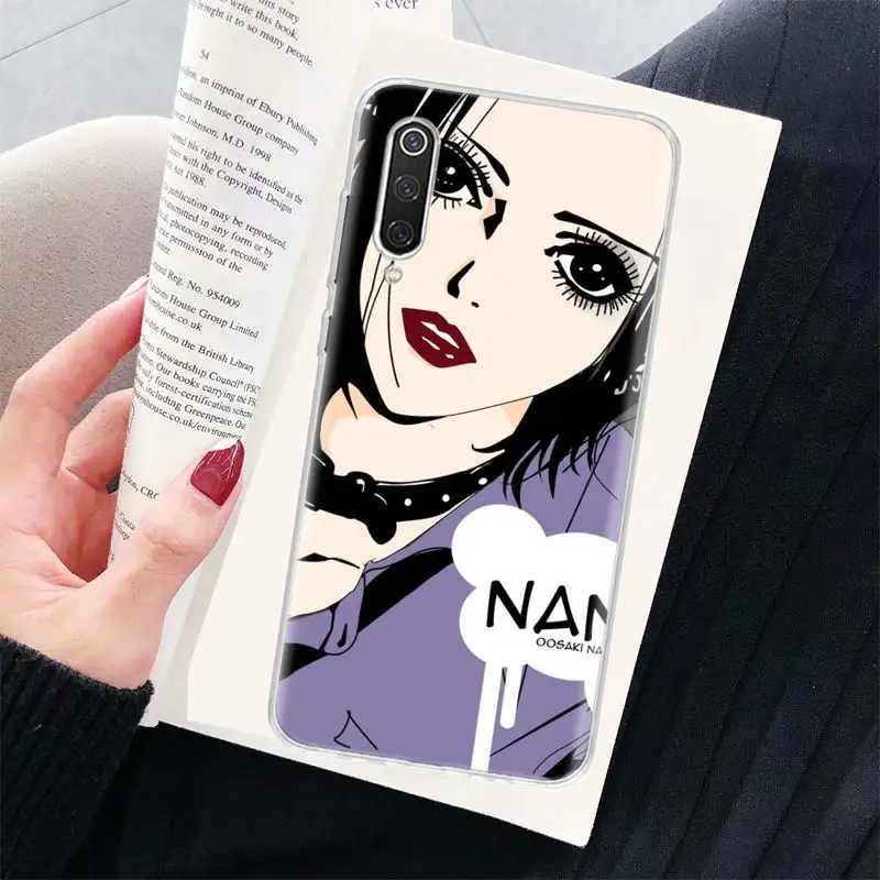 NaNa Osaki funda de teléfono de silicona con llamadas de Anime para Xiaomi Redmi Note 10 Pro, 10S, 11, 11S, 11T, 11E, 12, 9, 9S, 9T, 8, 8T, 7, 6, 5 - imagen 4