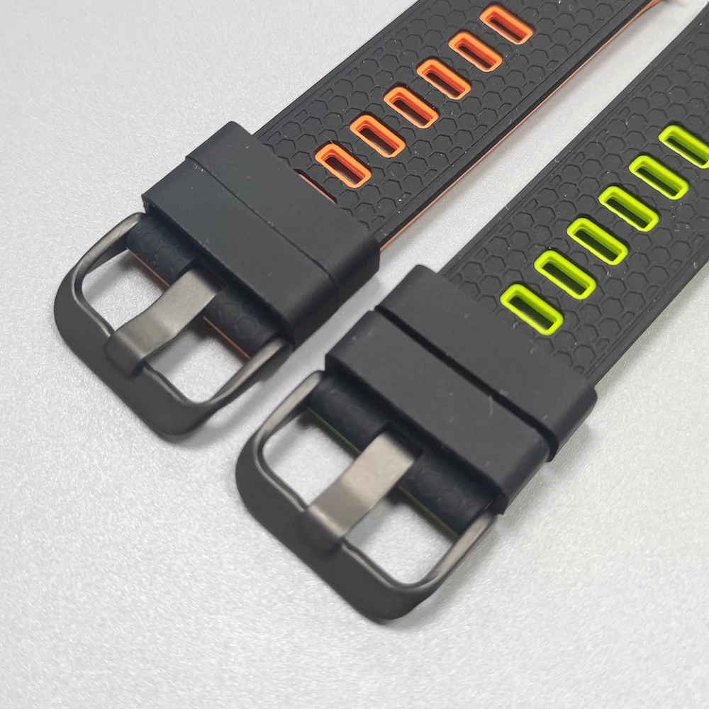 Correa de silicona de dos tonos para Amazfit Balance 2/Cheetah GTR 4/3/2 46mm pulsera deportiva para Amazfit Bip 6 5 22mm banda de liberación rápida - imagen 4